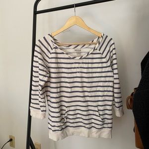 Lucky Brand Striped Sweatshirt